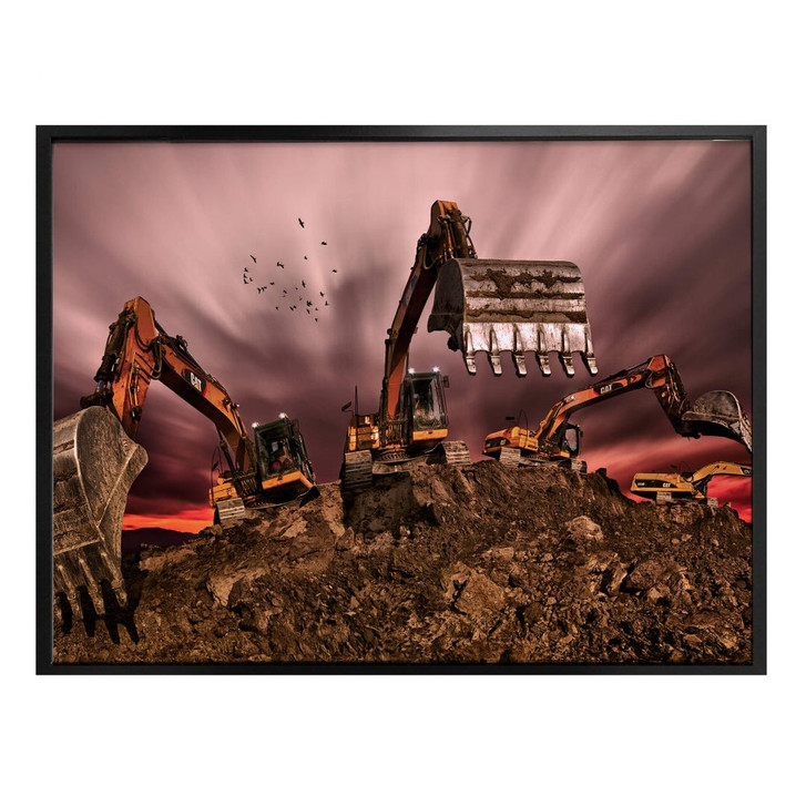 Poster Majkut - Arbeit auf der Baustelle - WA248318