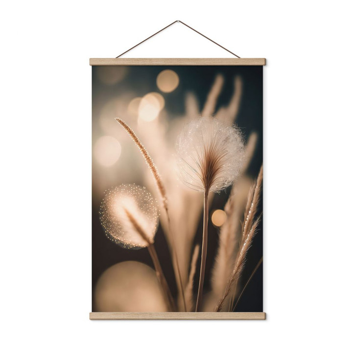 Stoffbild Boho Gräser im goldenen Licht - Treechild - WA500453