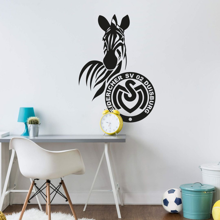 Wandtattoo MSV Duisburg Logo einfarbig - WA215101