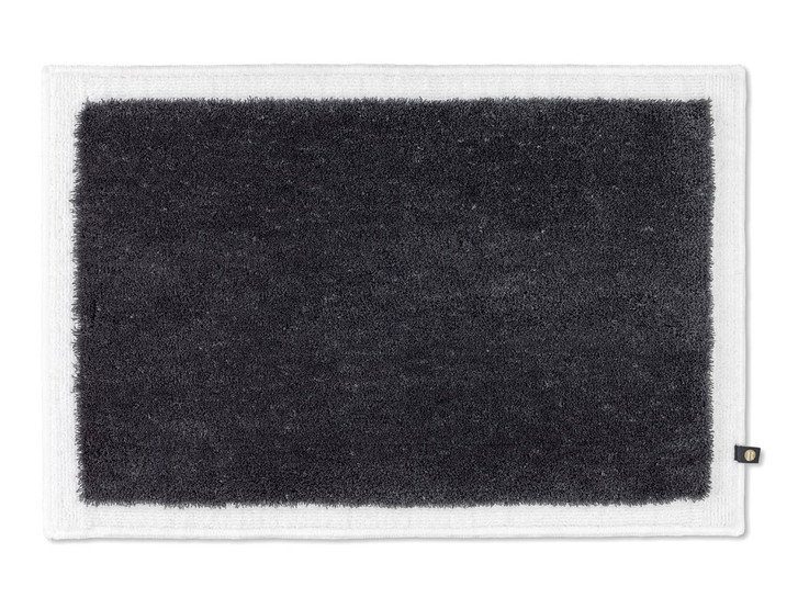 Frame Badteppich Wunschmass in Zink/Weiss 1015 - TS441427