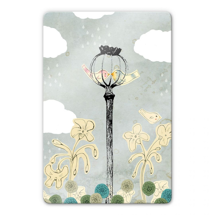 Glasbild Loske - Mohnblume - WA125002