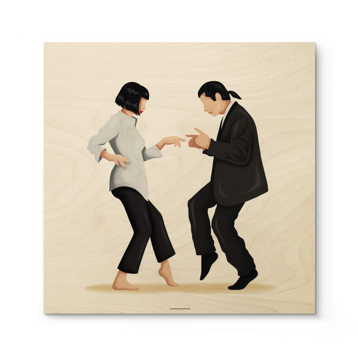 Holzposter Tohmé - Pulp Fiction - Quadratisch - WA302915