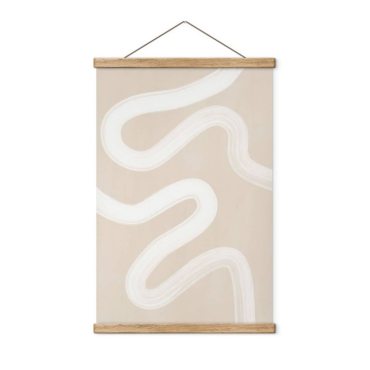 Stoffbild One Line Art - Sanfte Strömung - Ristova - WA474066