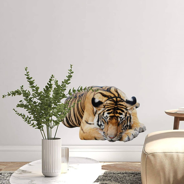 Wandsticker Real resting Tiger - WA202158