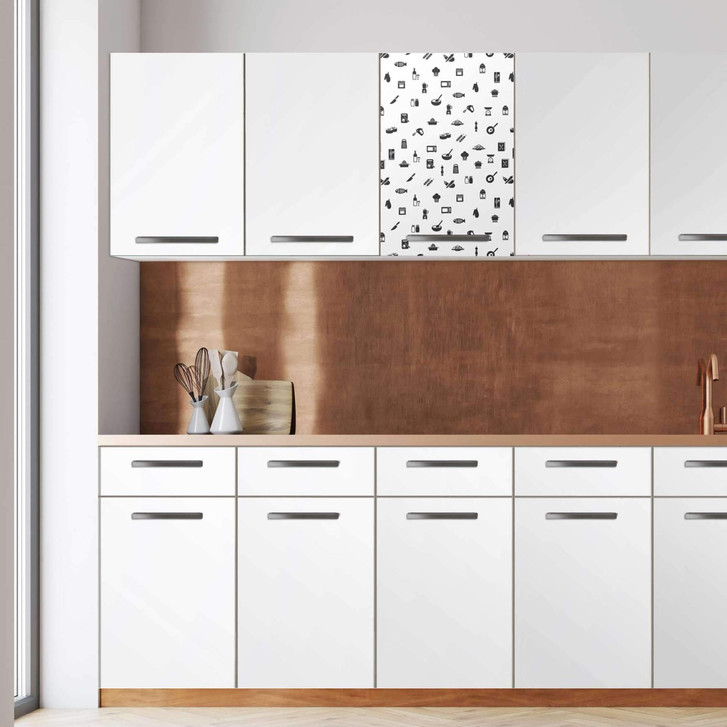 Klebefolie - Wandschrank 40cm Breite - Tasty - CR108838