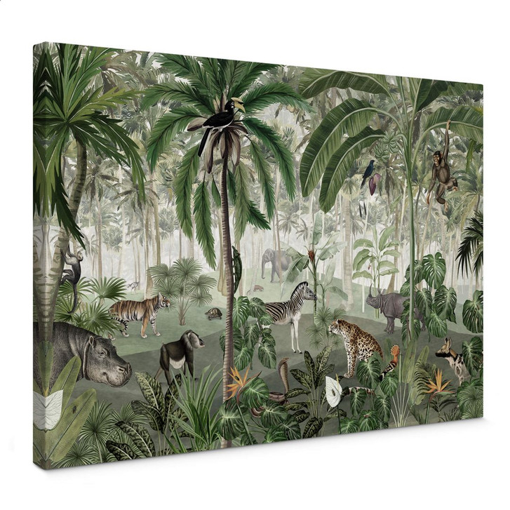 Leinwandbild Kikki Belle - Dschungel Suchbild - WA366550