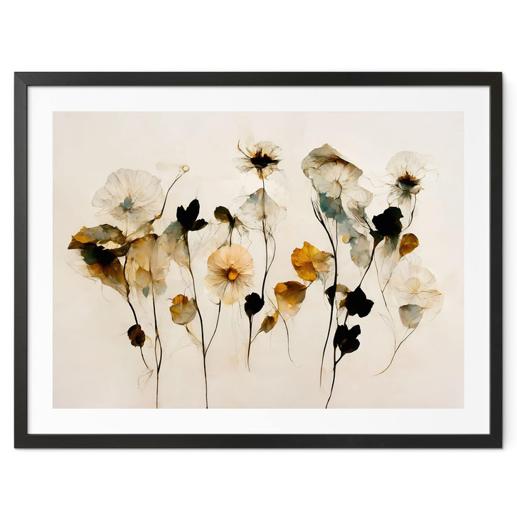 Poster Filigrane Trockenblumen in Naturtönen - Treechild - WA512199