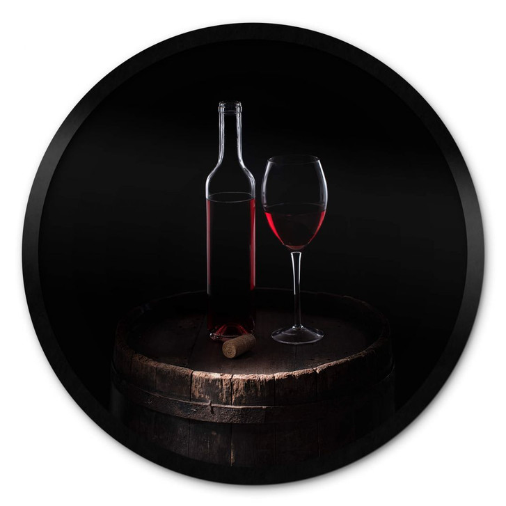 Poster Perfoncio - Rotwein für Geniesser - Rund - WA380071