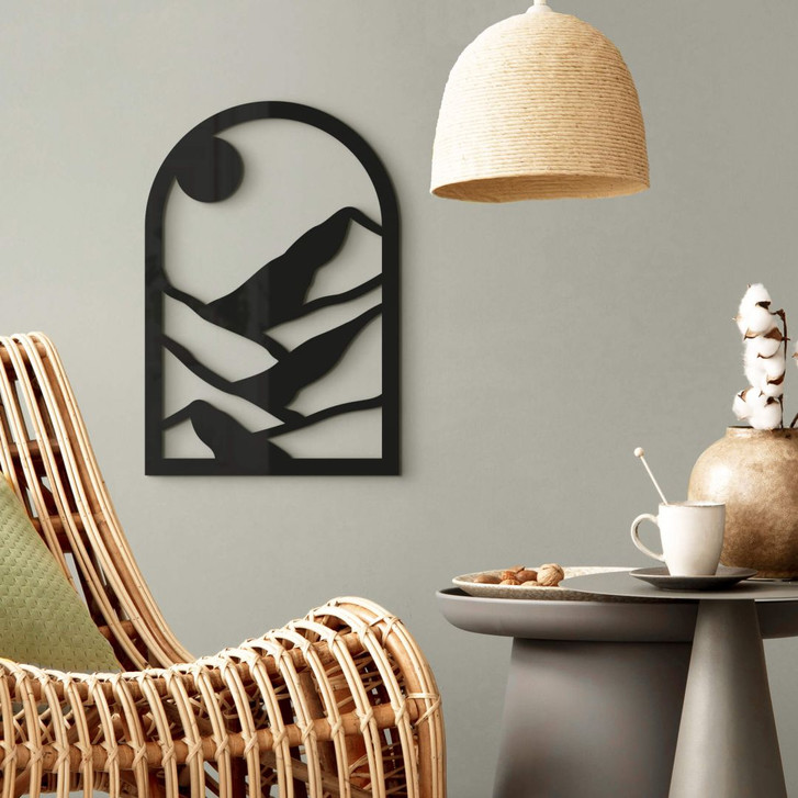 Acryldeko Berge im Fenster - WA351421