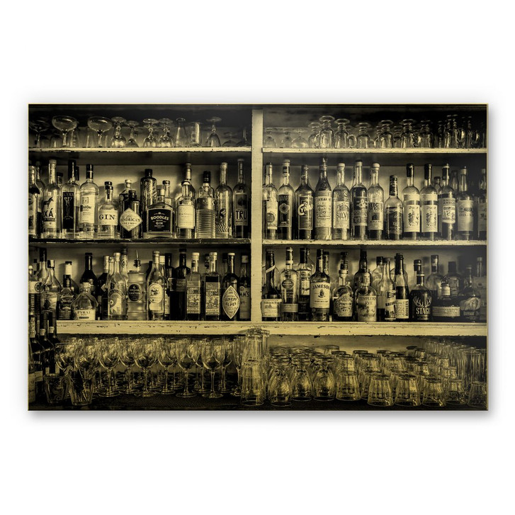 Alu-Dibond-Goldeffekt - Klein - The Classic Bar - WA230953