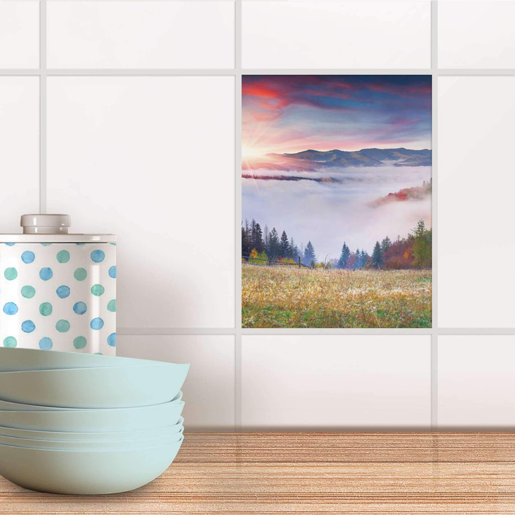 Fliesensticker - Herbstwald - CR104909