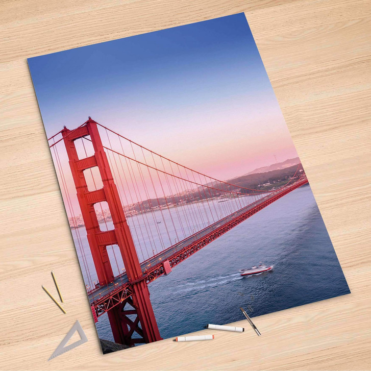 Folienbogen (100x150cm) - Golden Gate - CR106181