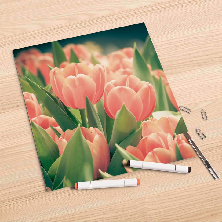 Folienbogen (30x30cm) - Tulips for You - CR106977