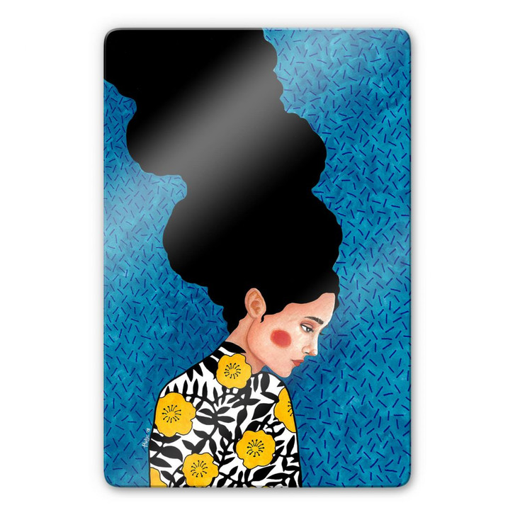 Glasbild Hülya - Die Sonne im Herzen - WA262348