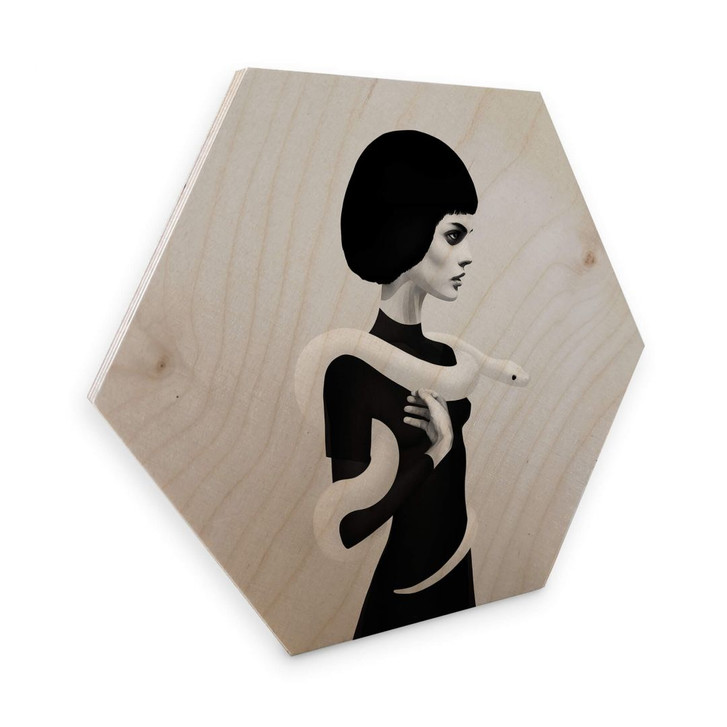 Hexagon - Holz Birke-Furnier Ireland - Only Skin - WA295594