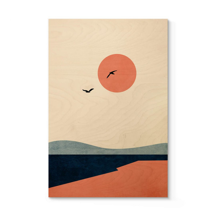 Holzbild Kubistika - Auf einer Reise - WA332996