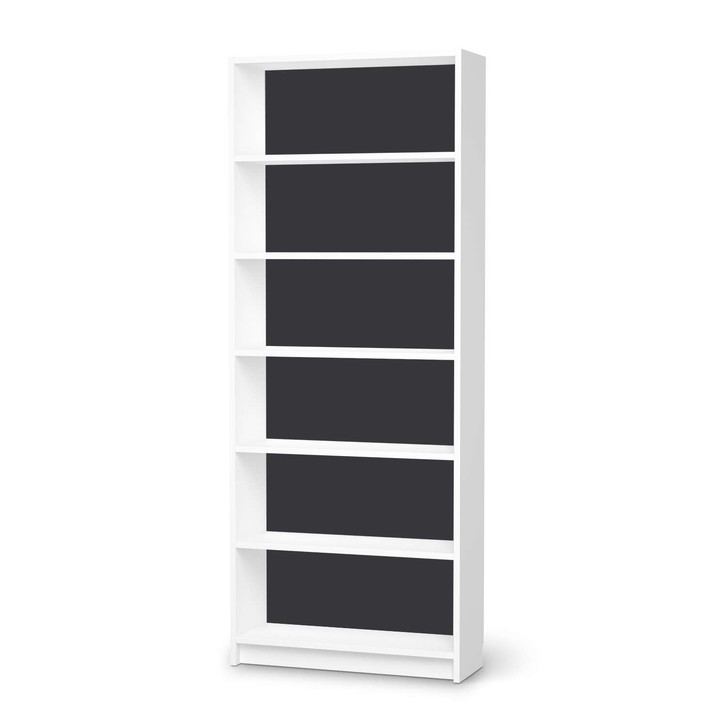 Klebefolie IKEA Billy Regal 6 Fächer - Grau Dark - CR111029