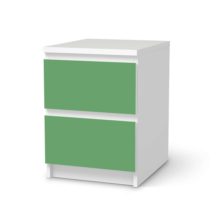 Möbelfolie IKEA Malm Kommode 2 Schubladen - Grün Light - CR116164