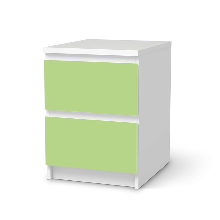 Möbelfolie IKEA Malm Kommode 2 Schubladen - Hellgrün Light - CR116166