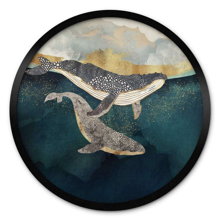 Poster SpaceFrog Designs - Verbundenheit - Rund - WA350031