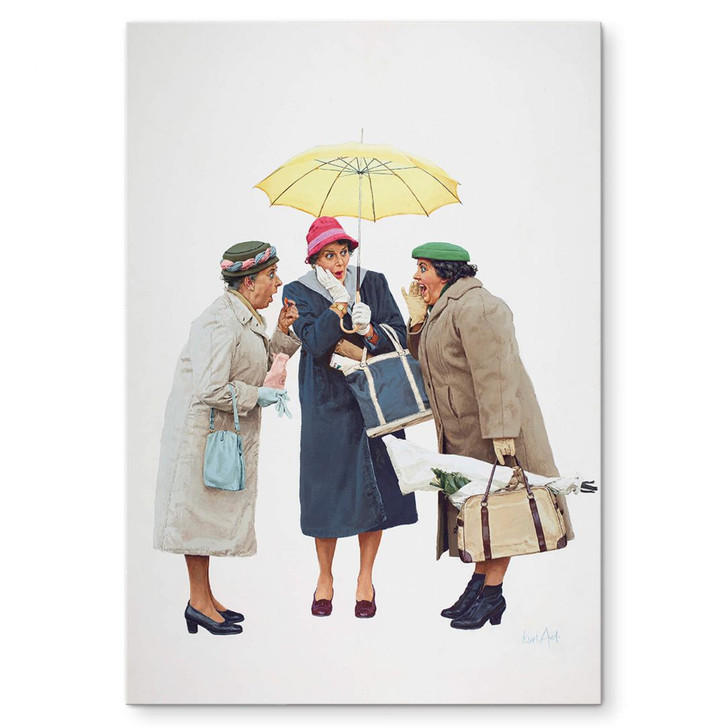 Wandbild Kurt Ard - Stellt euch vor! (1960) - Alu-Dibond - WA394837