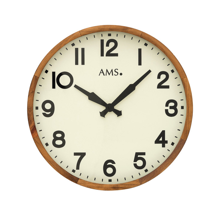 Wanduhr Massivholzgehäuse Antik - UG100625