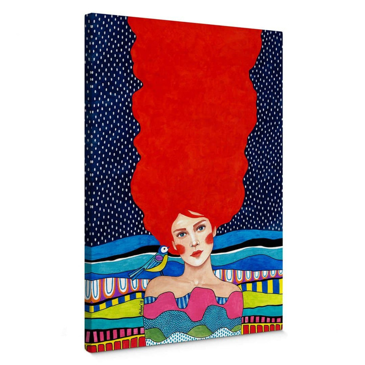 Leinwandbild Hülya - Ein tierischer Freund - WA365489