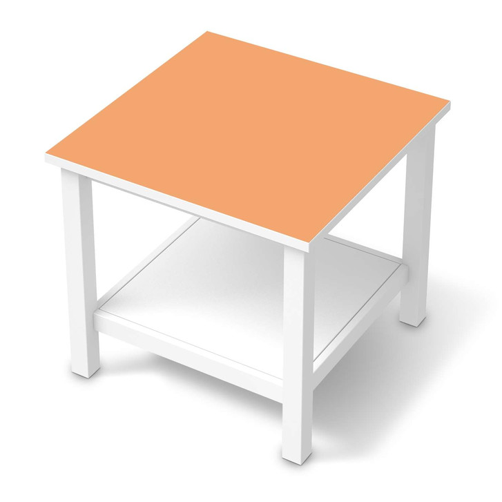 Möbel Klebefolie IKEA Hemnes Tisch 55x55cm - Orange Light - CR113586