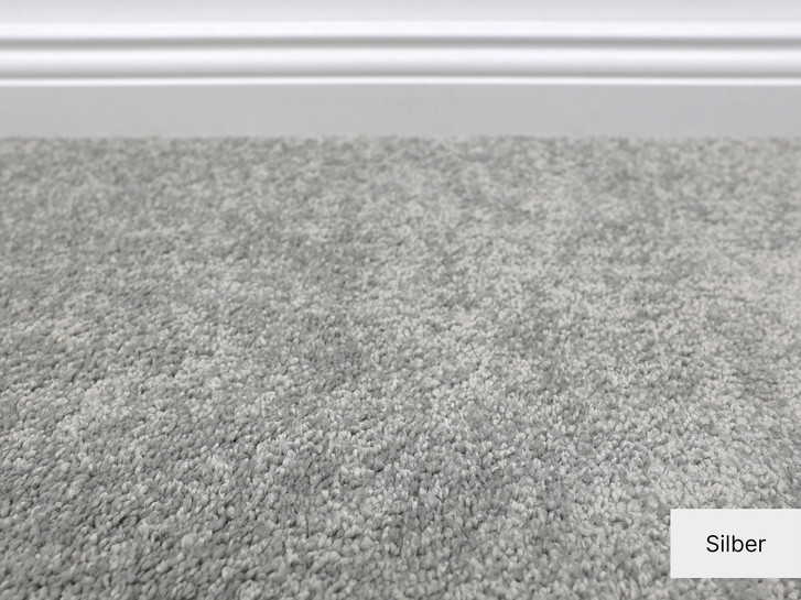 Nassau Softflor Teppichboden Meterware in Silber - TS503511
