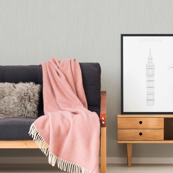 Streifentapete Weiss Grau - Vliestapete A.S. Création - WA395731