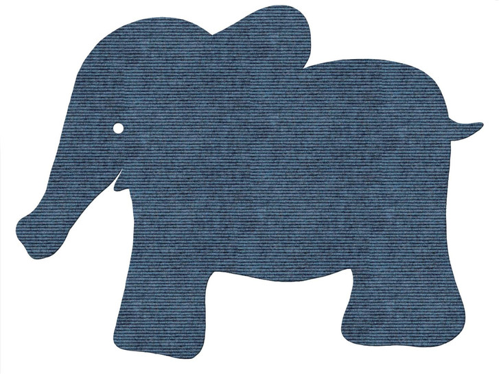 tretford Interlife Kinderteppich Elefant 97 x 75 cm in 514 jeans - TS469034