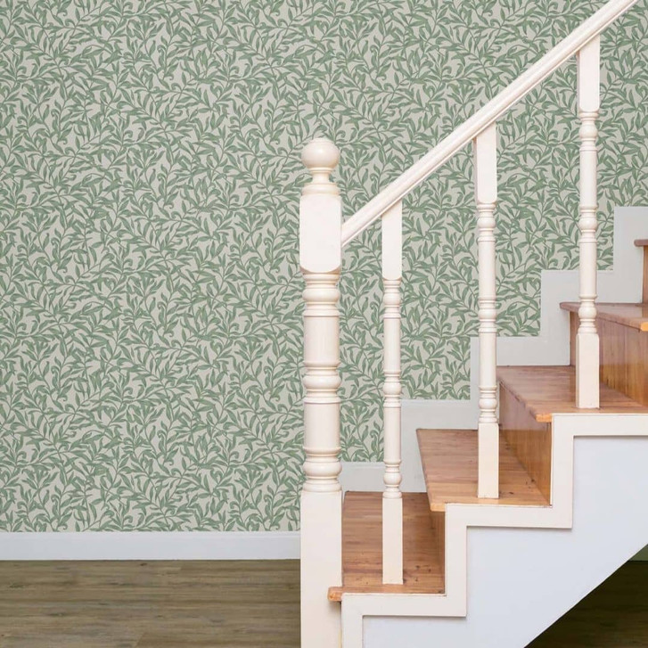 Vliestapete Blätter, Blattmotiv Floral Natur in Grün - WA473206