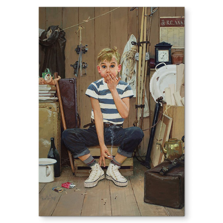 Wandbild Kurt Ard - Die erste und hoffentlich die letzte... (1958) - Alu-Dibond - WA394839