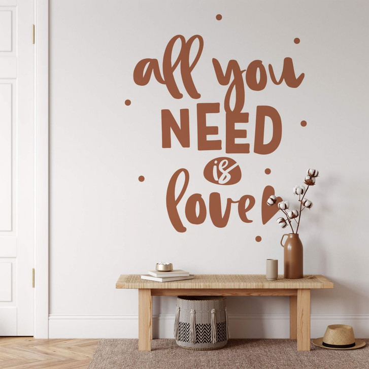 Wandtattoo All you need is love Schriftzug - WA307696