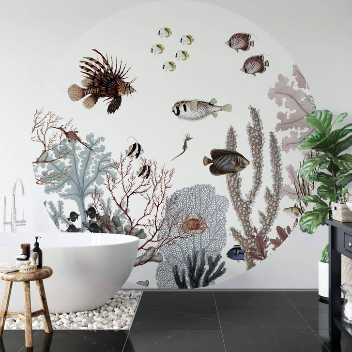 Fototapete Sir Edward - Tosendes Riff - Rund - Selbstklebend/Vlies - WA353714