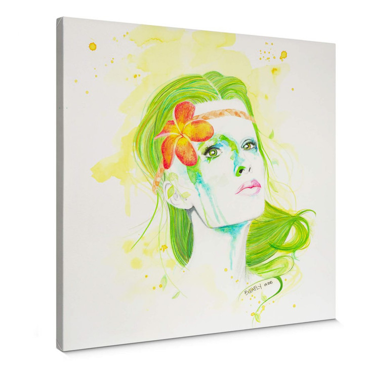 Leinwandbild Buttafly - Natural Girl - WA360006