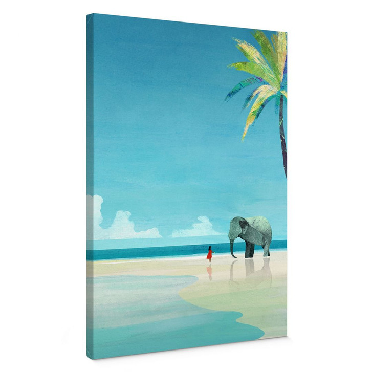 Leinwandbild Elephant Beach in Indien - Rivers - WA426834