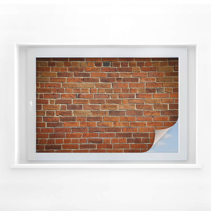 Sichtschutzfolie Ziegelsteinmauer - WA177565