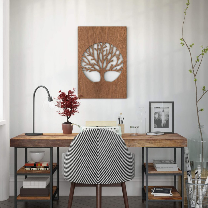 Dekobild Mahagoni - Baum des Lebens - WA288644