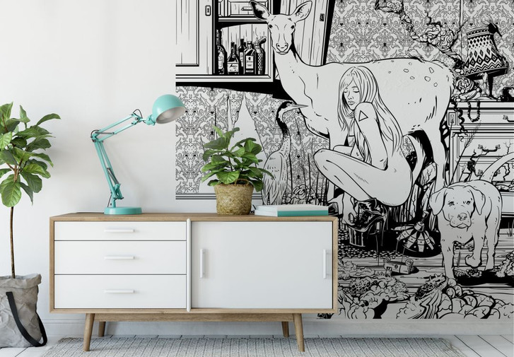 Fototapete Drawstore - In the Livingroom - WA226372