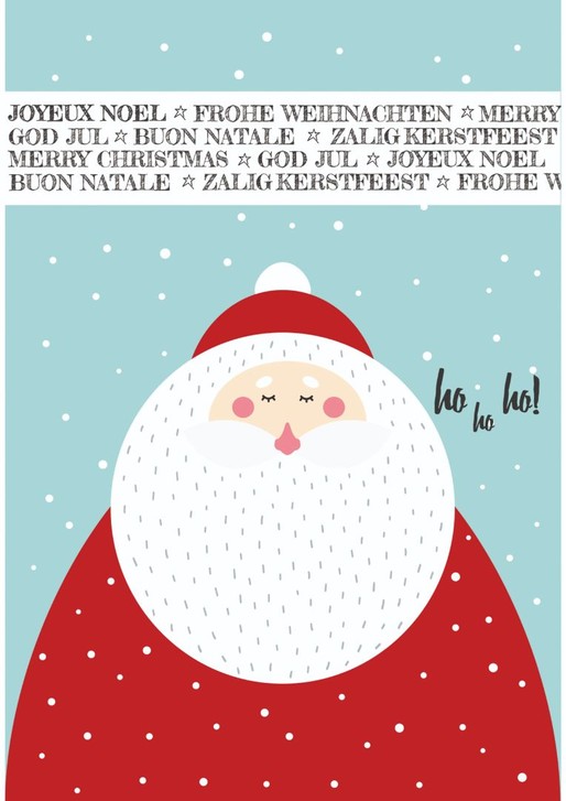 Gutschein Weihnachten - Weihnachtsmann Ho Ho Ho - CHF 10 - GU380001