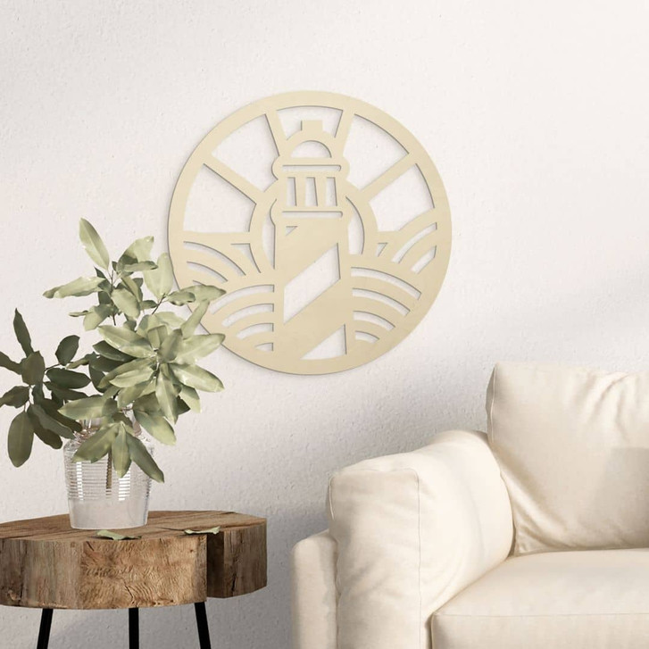 Holzdeko Leuchtturm - Pappel - Rund - WA417126