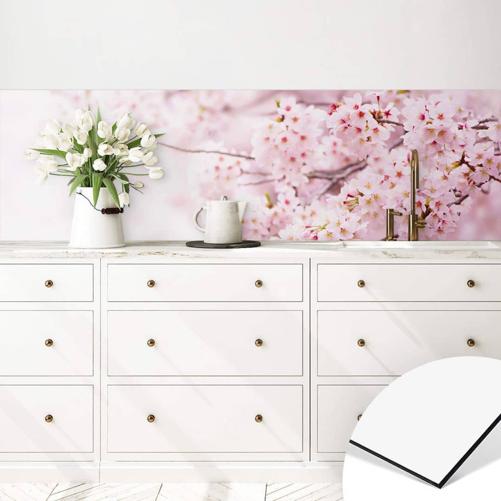 Küchenrückwand Zarte Kirschblüten - WA346864