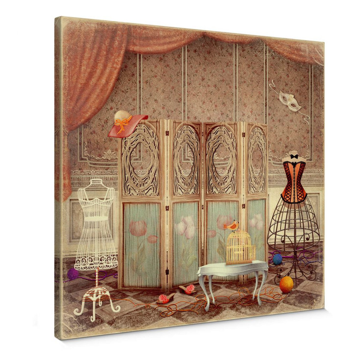 Leinwandbild Ankleidezimmer einer Prinzessin - WA357711