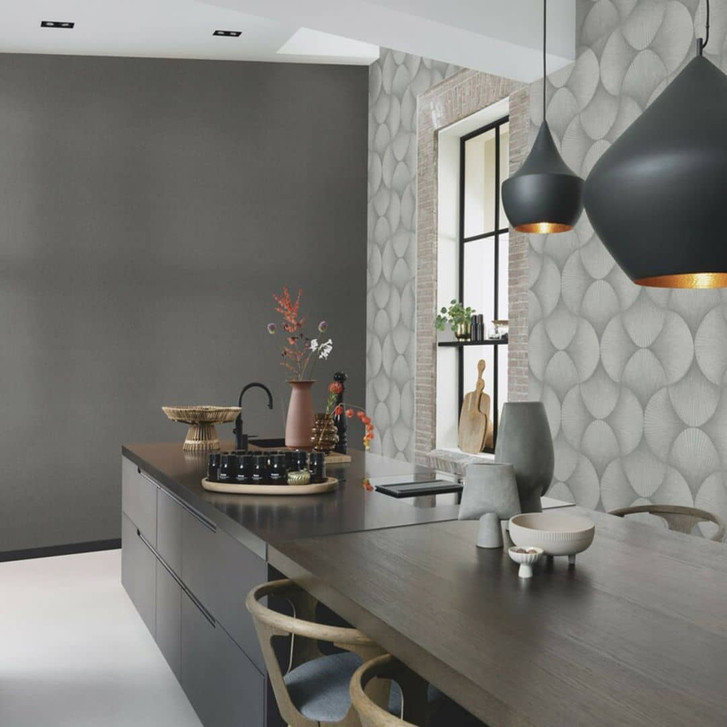 Unitapete, Vliestapete Sky Lounge grau - WA428730