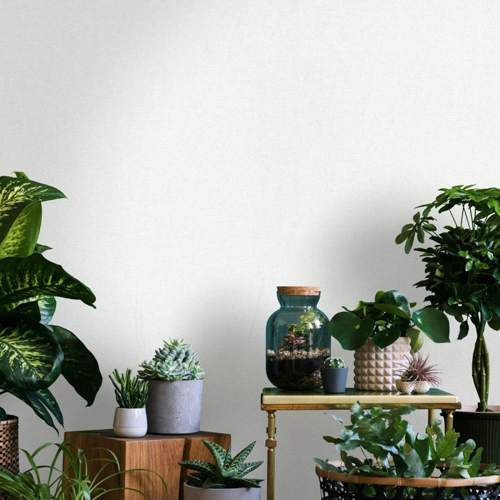 Vliestapete mit leichter Struktur weiss Uni - WA446263