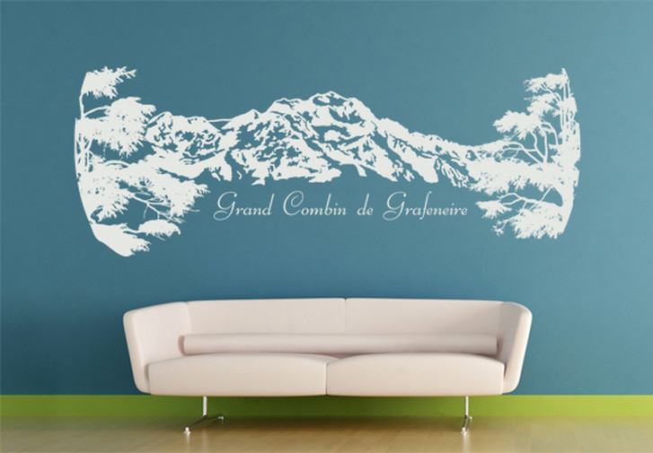 Wandtattoo Grand Combin de Grafeneire - CG10003
