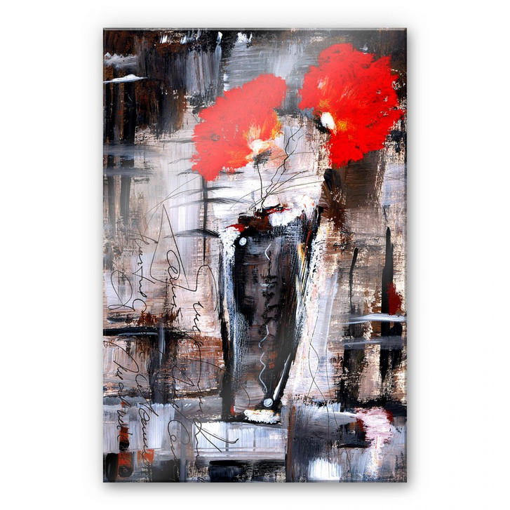 Acrylglasbild Niksic - Leuchtend Rot - WA110186