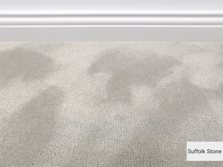 Cannes Softflor Teppichboden Meterware in Suffolk Stone - TS503805