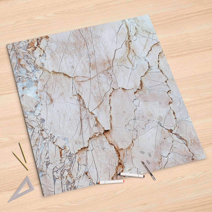 Folienbogen (90x90cm) - Marmor rosa - CR107606